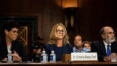 Žrtev Bretta Kavanaugha v senatu opisala spolni napad leta 1982