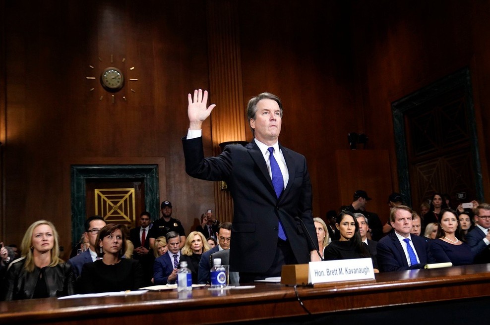 Kavanaugh prepričan v svoj prav - tako kot tožnica (foto: Profimedia)