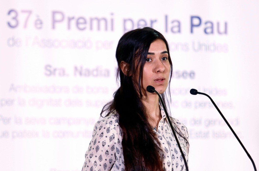 Nobelova nagrada za mir gre v roke zdravniku Denisu Mukwegeju in jazidki Nadji Murad (foto: Profimedia)