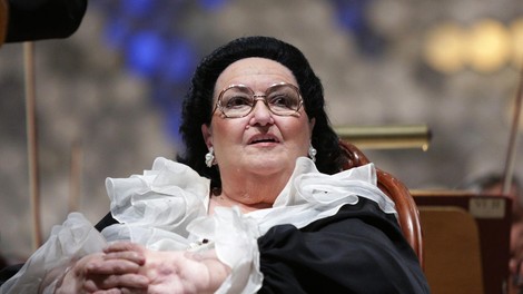 Poslovila se je operna pevka Montserrat Caballe