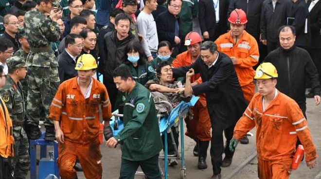 Na vzhodu Kitajske je zasulo več rudarjev, dva mrtva, 20 pogrešanih (foto: STA)