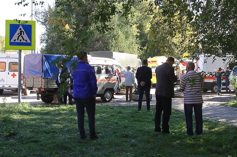 V zgradbi ruske obveščevalne službe se je razstrelil moški (foto: profimedia)