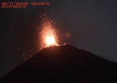 V Gvatemali rdeče opozorilo ob ponovnem izbruhu ognjenika Fuego
