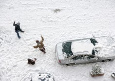 Največ snega so namerili v hribovitem svetu, na Vojskem 24 cm snega!