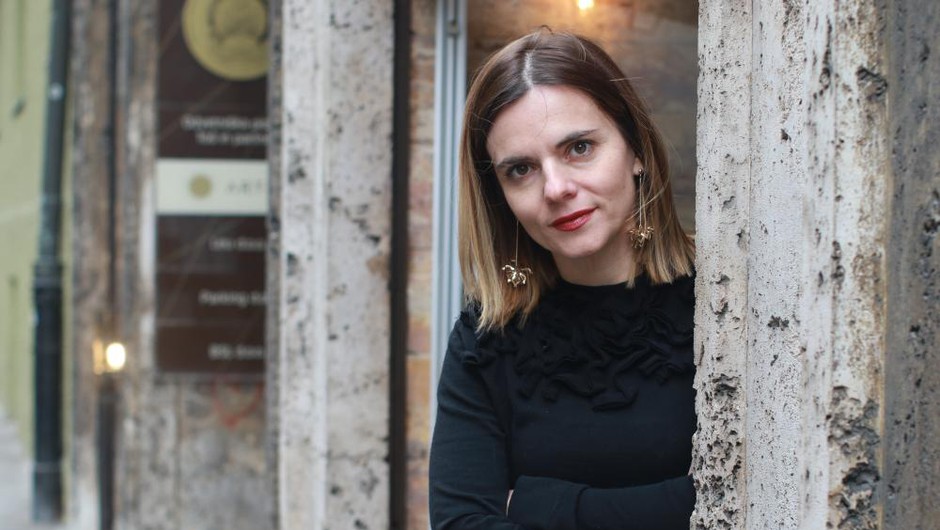 
                            Valentina Smej Novak: Želimo si, da bi si Slovenci izmenjevali in kresali mnenja tudi o knjigah (foto: Goran Antley)