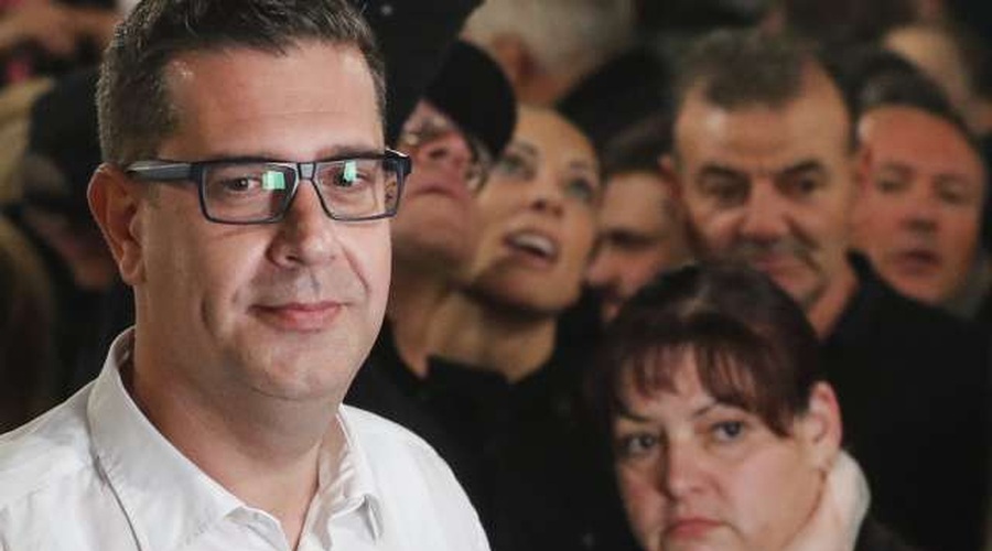 Aleš Bržan: "Zaradi zaznanih nepravilnosti bomo zahtevali ponovno štetje glasov!" (foto: Stanko Gruden/STA)