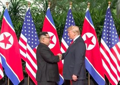 Kim Jong-un naj bi poslal spravljivo sporočilo Donaldu Trumpu