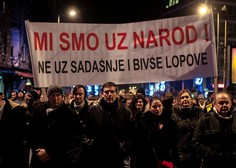 V Beogradu sedmi teden zapored protesti proti avtokratskemu predsedniku Aleksandru Vučiću