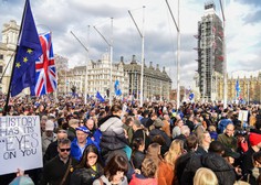 Več kot milijon protestnikov je v Londonu zahtevalo novo glasovanje o izstopu iz EU