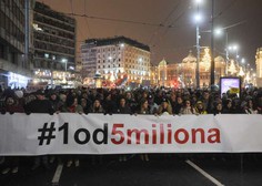 Protest v Beogradu že 16. soboto zapored, tokrat brez izgredov