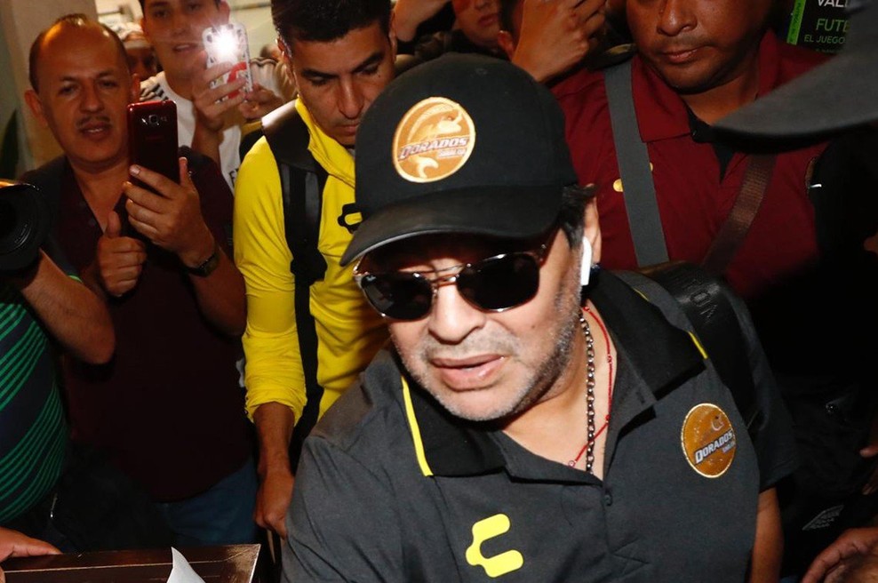 Maradona z javno podporo Maduri razburil politično javnost (foto: profimedia)