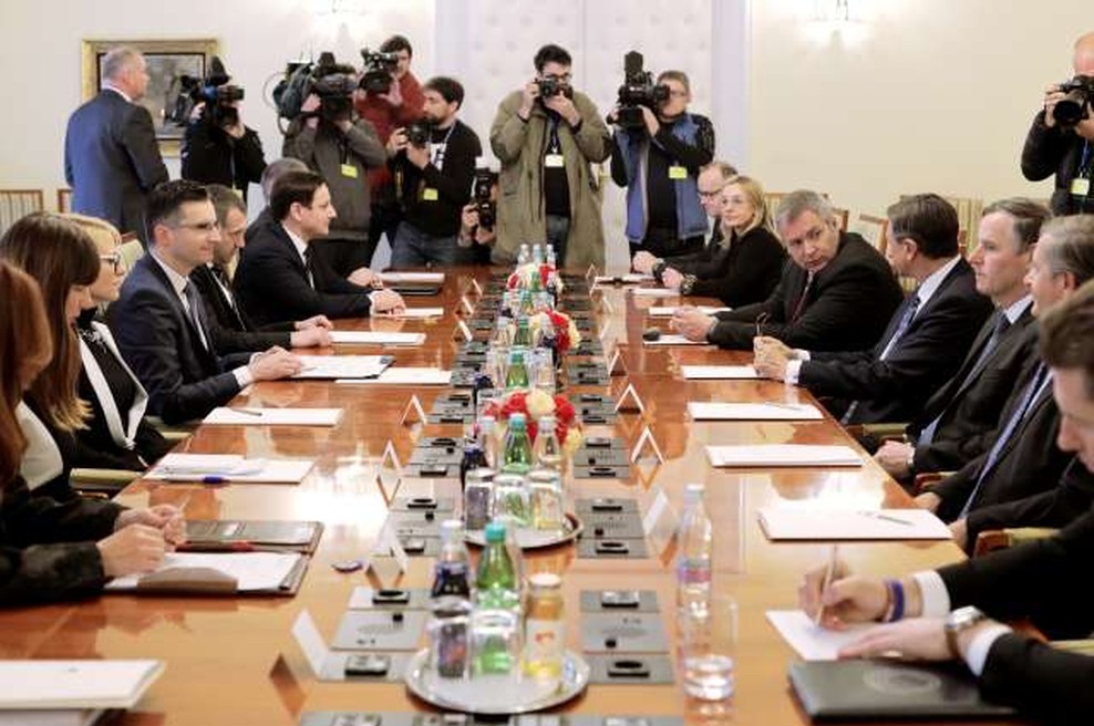Svet za nacionalno varnost obsodil poskuse vplivanja na svobodo delovanja slovenskih medijev (foto: Daniel Novakovič/STA)