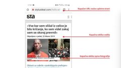 Po Facebooku se širijo povezave do LAŽNE spletne strani STA