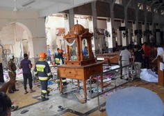 Po terorističnih napadih so v Šrilanki zaprli vse katoliške cerkve