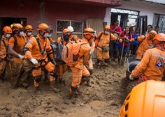 Zemeljski plaz v Kolumbiji terjal 33 žtev