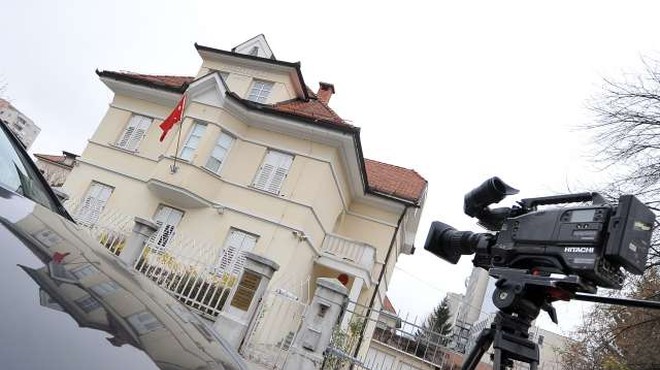 Turški diplomati naj bi vohunili za Erdoganovimi kritiki v Sloveniji (foto: STA/Tamino Petelinšek)