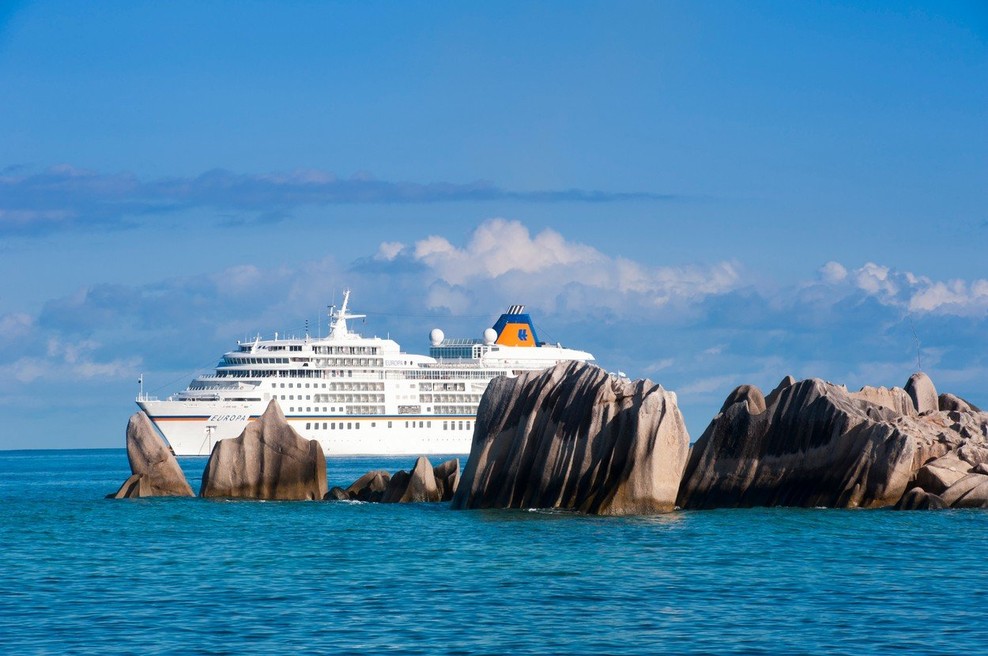 Križarka Freewinds v lasti scientološke cerkve je zapustila karanteno (foto: profimedia)