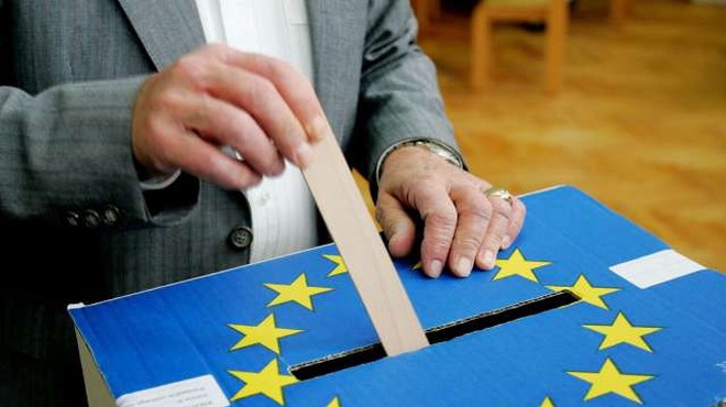 Izteka se kampanja pred nedeljskimi evropskimi volitvami (foto: Daniel Novakovič/STA)
