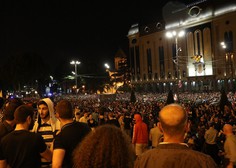 Na protestih v Gruziji več kot 200 ranjenih