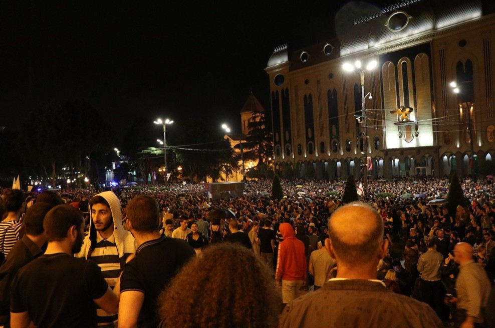 Na protestih v Gruziji več kot 200 ranjenih (foto: profimedia)