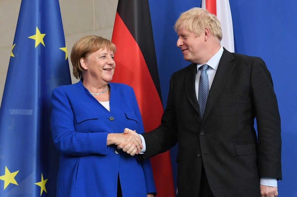Merklova znova pozvala k urejenemu brexitu (foto: Profimedia)