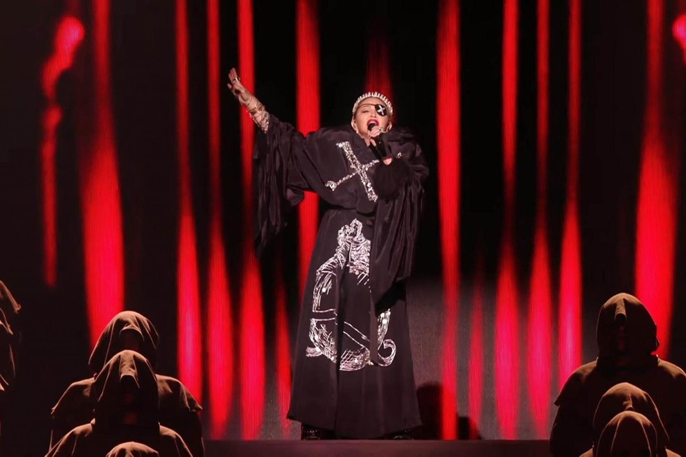 Madonna med proslulim nastopom na Evroviiiji 2019