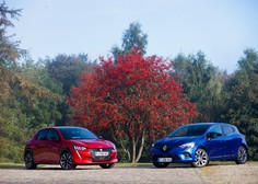 Primerjamo dva med Slovenci izjemno priljubljena: Renault Clio in Peugeot 208