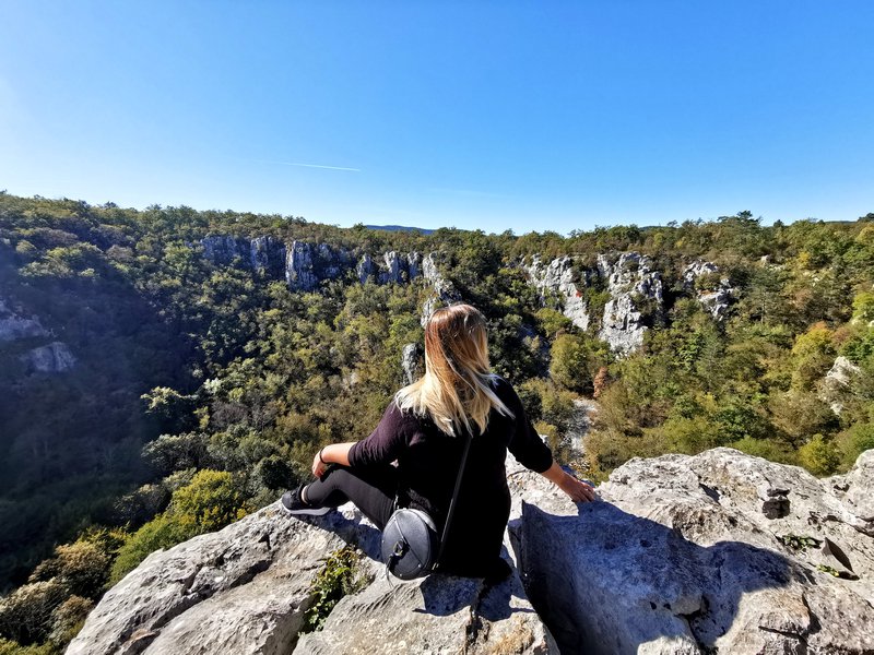 Razgled nad mogočno udornico Risnik