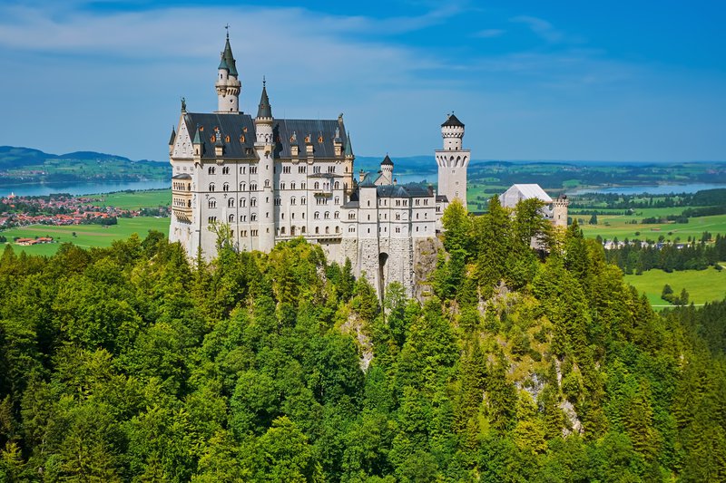 Grad Neuschwanstein, Nemčija