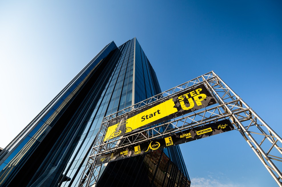 6. Alive Step Up – osvojite vrh Kristalne palače in tecite za dober namen (foto: Jan Cermelj)