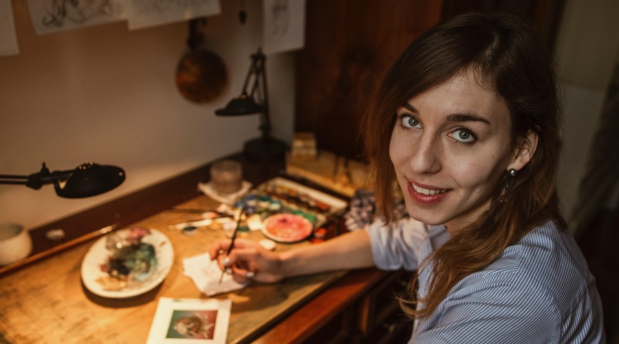 Hana Stupica: "Nisem si mislila, da bom kdaj ime v križanki!" (foto: Voranc Vogel)