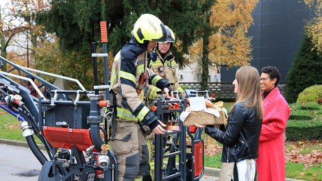 Z zajtrkom prvi postregli reševalnim ekipam, gasilcem in porodnišnicam po Sloveniji