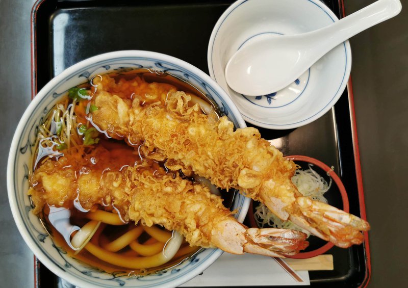 Tempura in udon