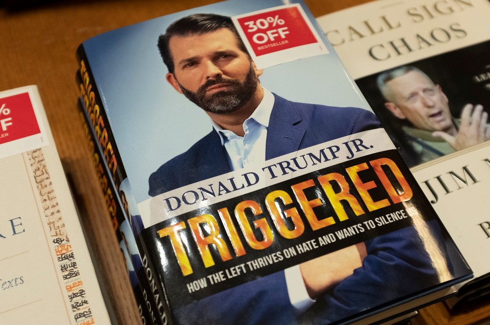 Trump mlajši užaljen zaradi objave podatkov o prodaji njegove knjige (foto: profimedia)