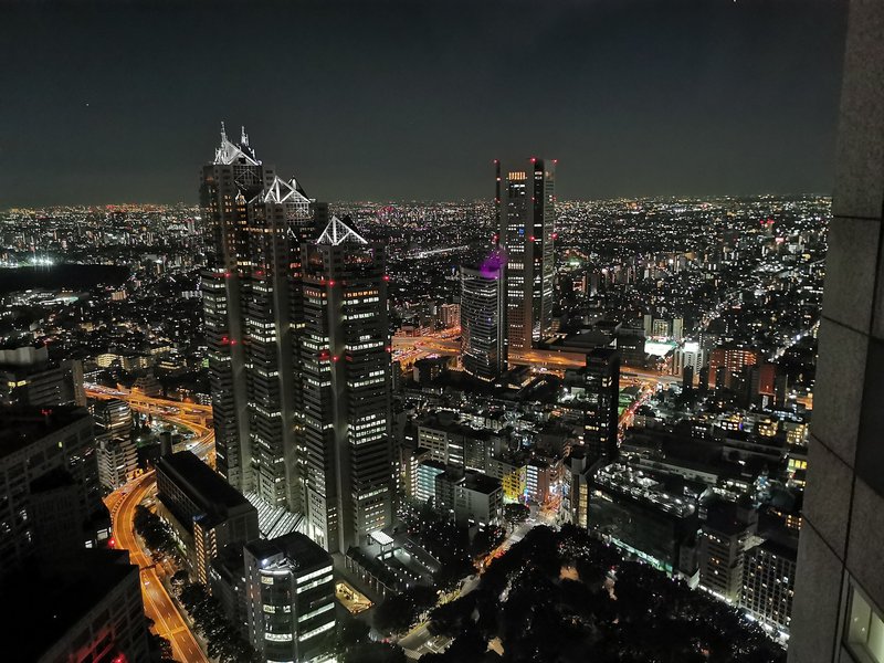 Razgled na Tokio iz Metropolitan Government Building, Shunjuku