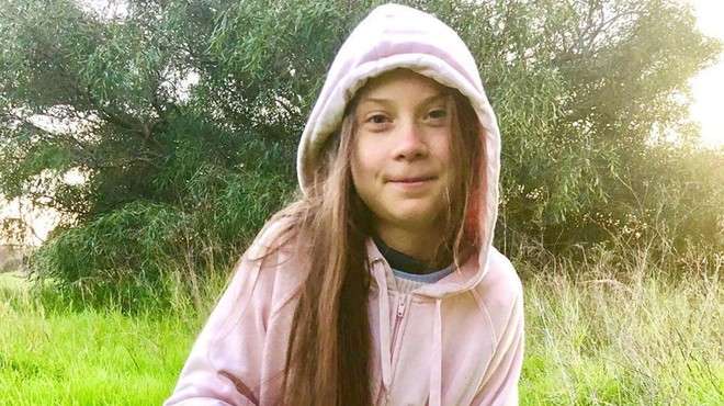Greta Thunberg je v Madrid pripotovala z vlakom (foto: profimedia)