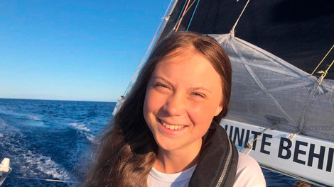 Greto Thunberg razglasili za osebnost leta pri reviji Time