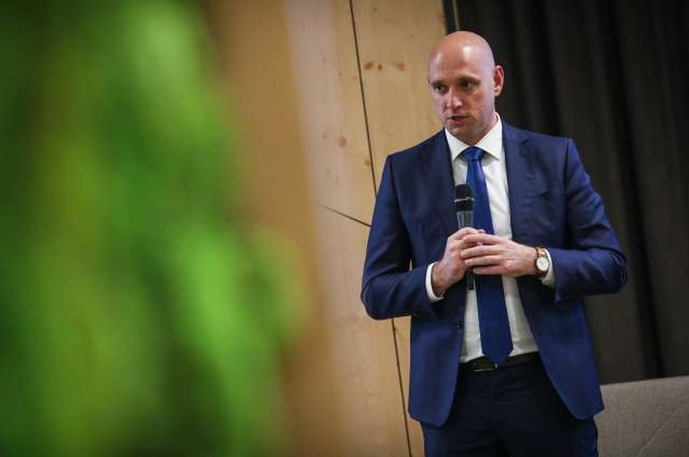 Simon Zajc napoveduje hitrejšo pomoč občinam ob naravnih nesrečah (foto: Anže Malovrh/STA)