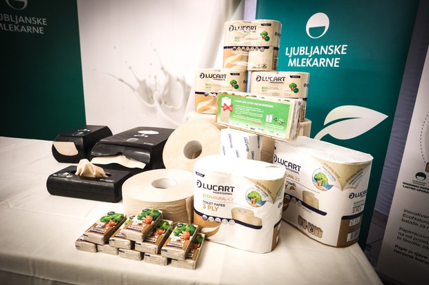 Ljubljanske mlekarne prve v Sloveniji zapirajo interno snovno zanko za embalažo Tetra Pak (foto: promocijski material)