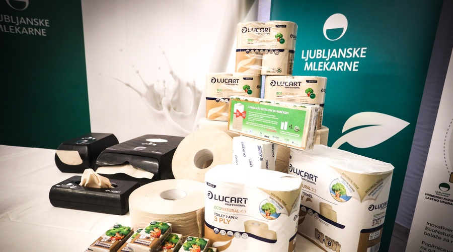 Ljubljanske mlekarne prve v Sloveniji zapirajo interno snovno zanko za embalažo Tetra Pak (foto: promocijski material)