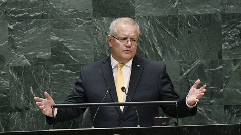 Avstralski premier Scott Morrison ni za brezglavo prenagljena ukrepanja