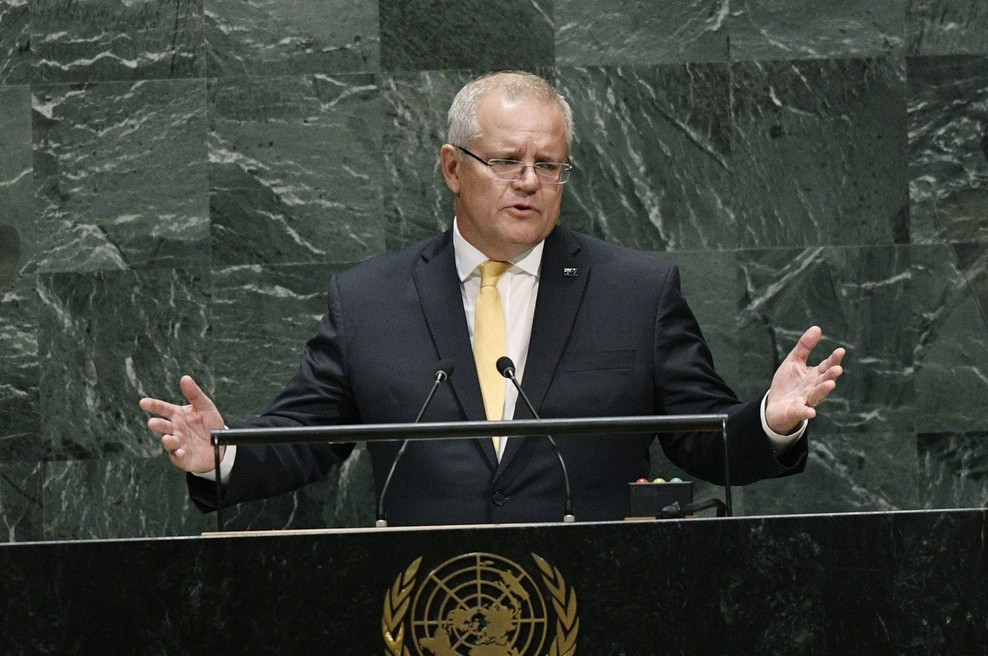Avstralski premier Scott Morrison ni za brezglavo prenagljena ukrepanja (foto: profimedia)