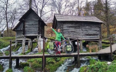 Norvežanka s kolesom iz Južne Afrike do Norveške s postankom v Sloveniji