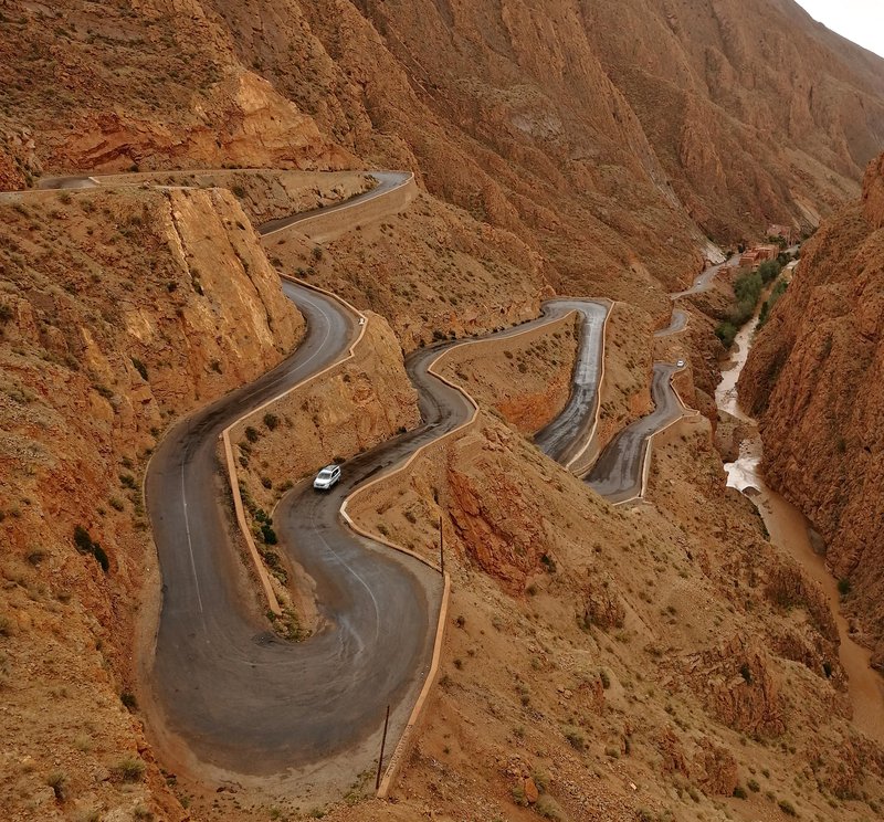 Dades Gorge, vijugast prelaz prek Atlasa