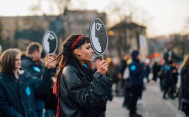 Protestniki zahtevajo ohranitev šole za oblikovanje v Križankah