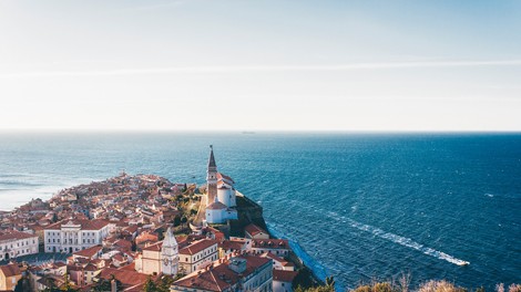 Piran iz zraka.