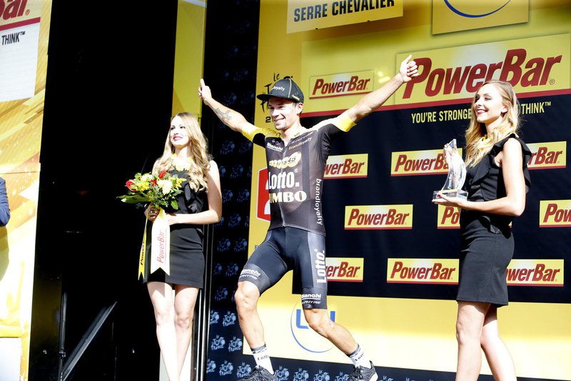 19. julija 2017 je v Serre-Chevalieru postal prvi Slovenec, ki je osvojil etapo na Tour de Franceu.