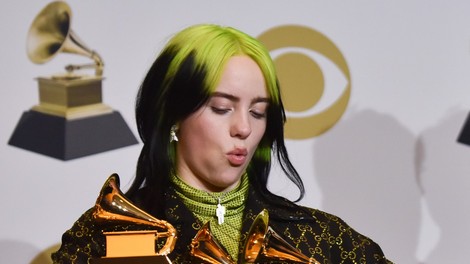 Na grammyjih je blestela 18-letna Billie Eilish