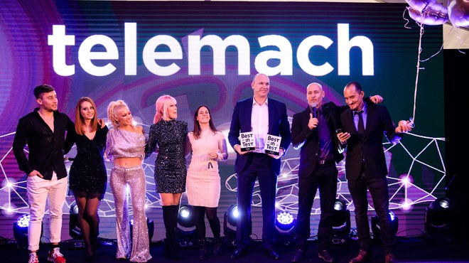 Telemach certifikat za najboljše mobilno omrežje po uporabniški izkušnji proslavil v družbi glasbenih zvezd (foto: Telemach)