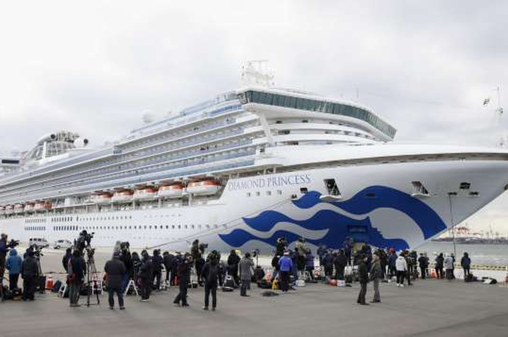 Slovenca z ladje Diamond Princess poletela iz Tokia (foto: STA)